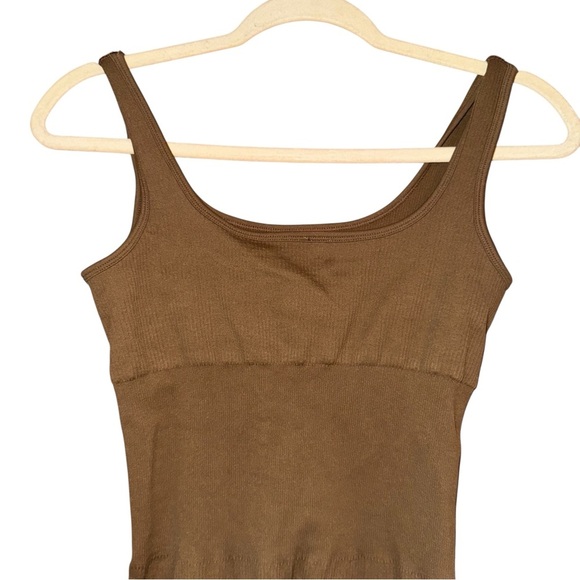 OLCHEE Jumpsuits Seamless Ribbed Yoga Gym One Piece Sleeveless Unitard Size M - Picture 8 of 13